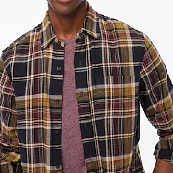 J. Crew Casual Flannel Button Down Shirt - Picture 4 of 5